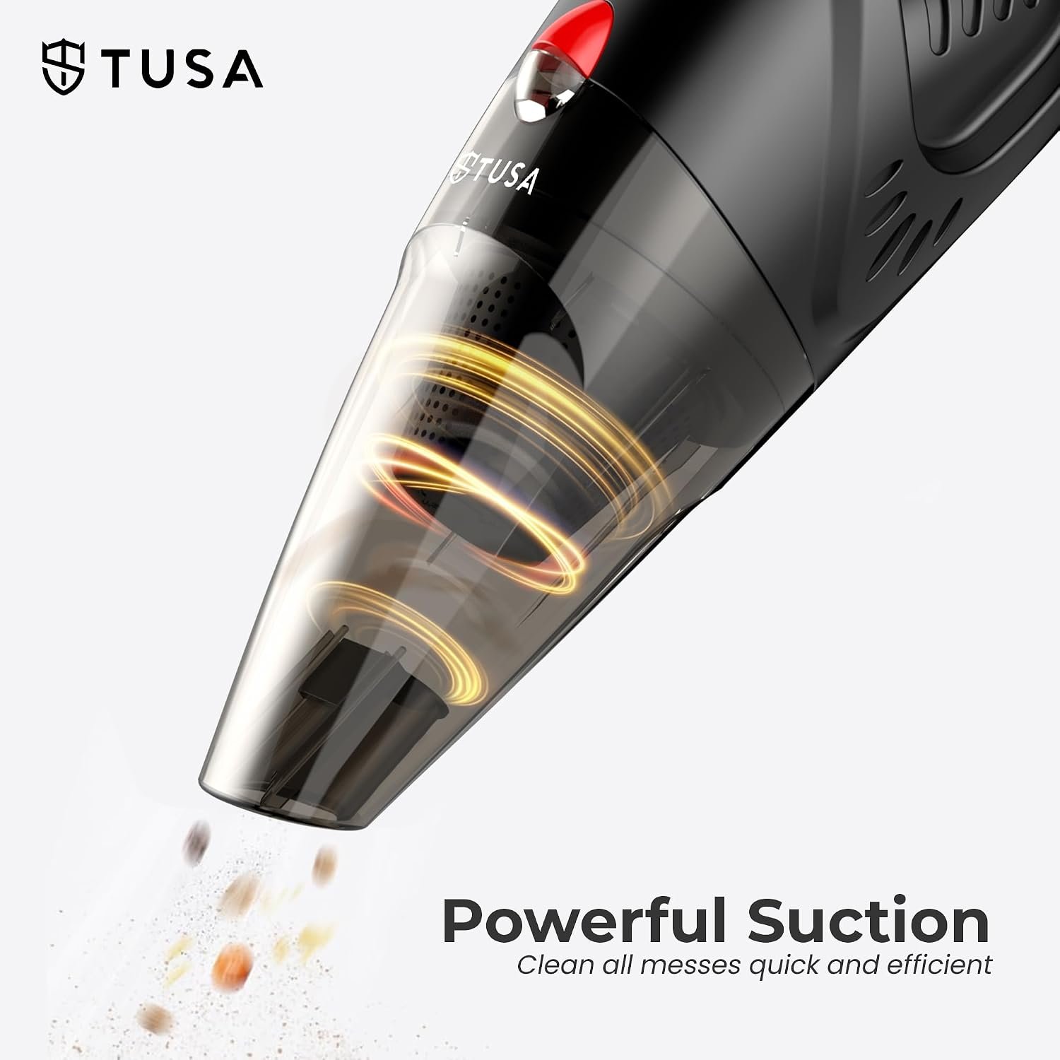 Tusa Cordless Vacuum Cleaner for Car & Home detail view