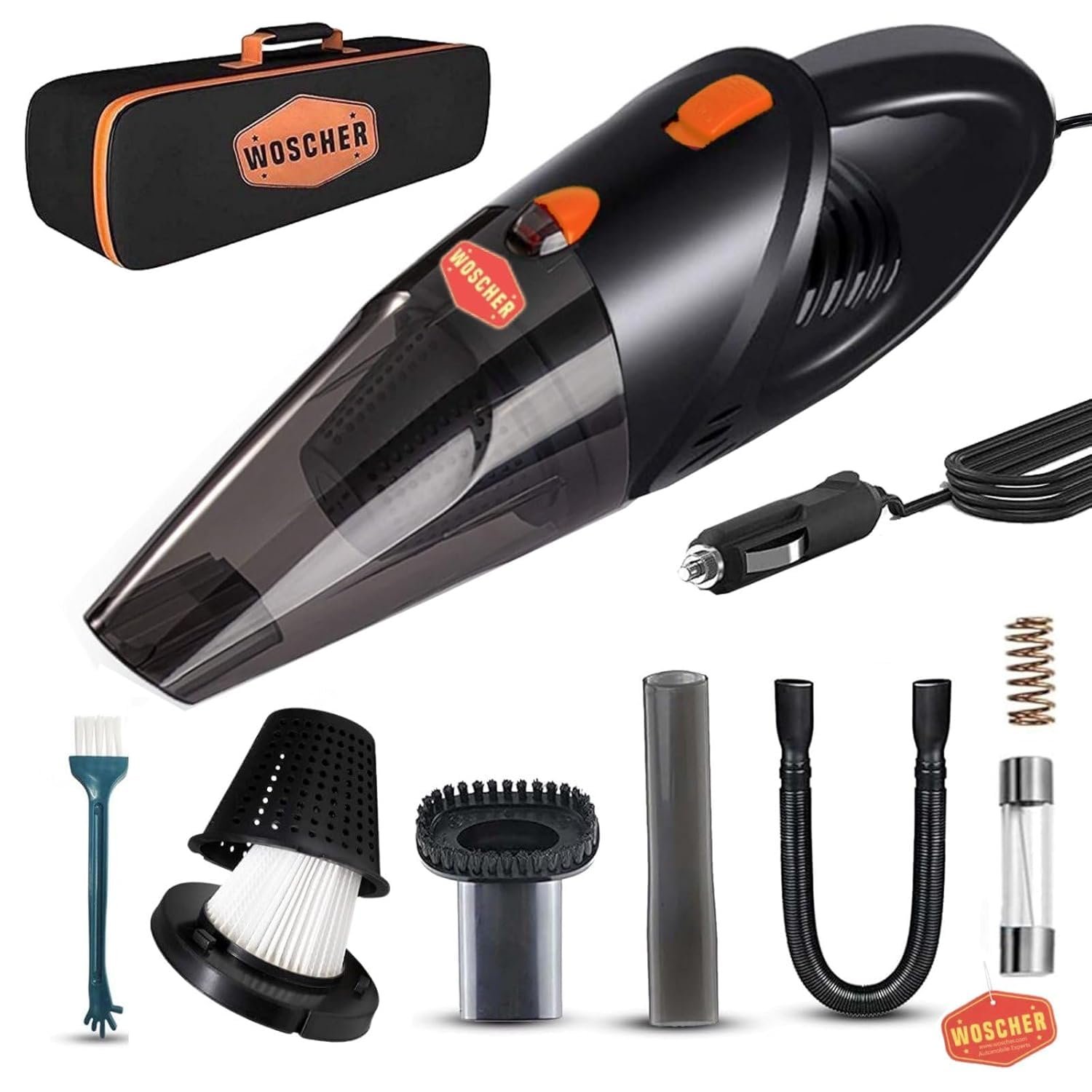 WOSCHER AutoVac Pro 12V Car Vacuum car vacuum cleaner