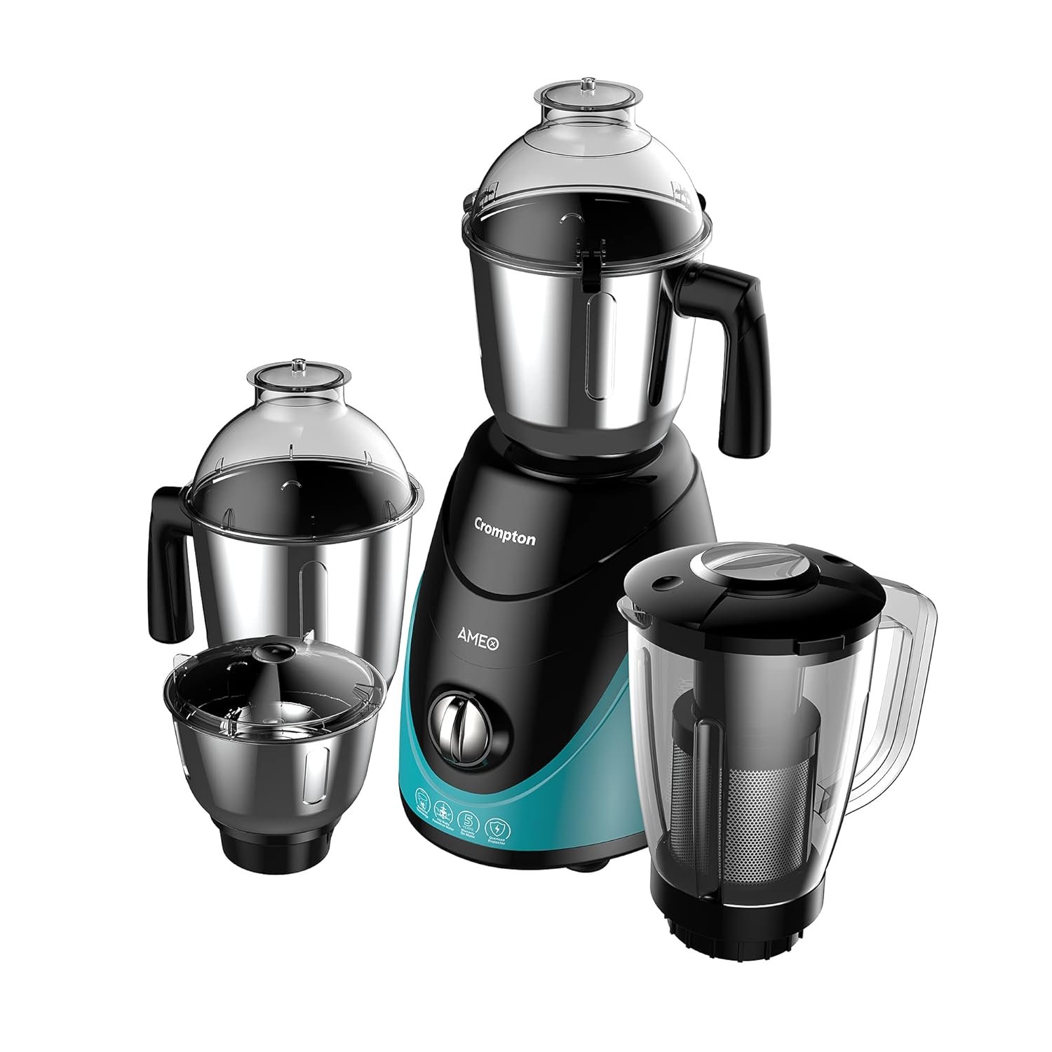 Best 4-jar set: Crompton Ameo mixer grinder