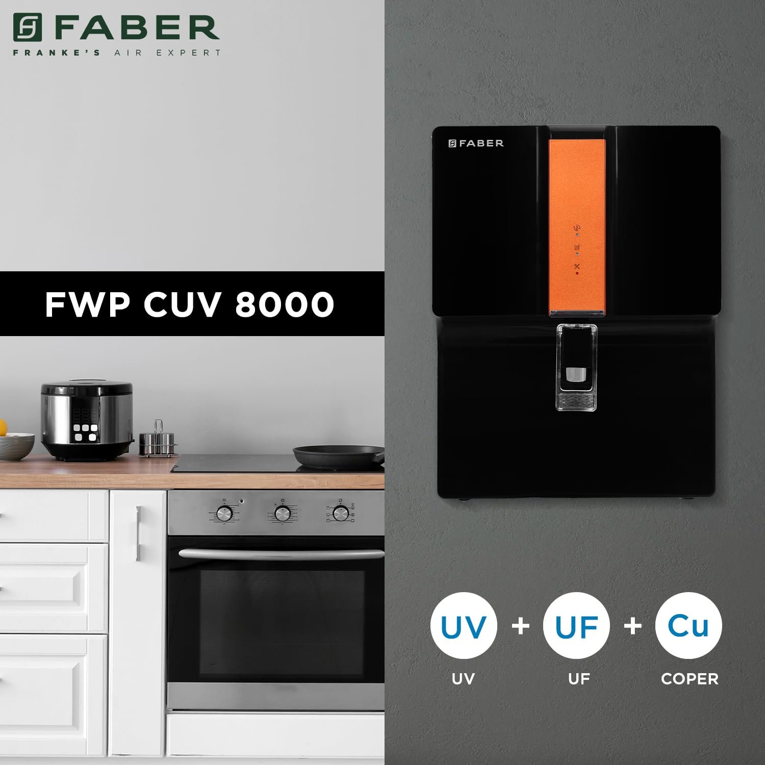 Faber CUV 8000 (UV + UF + Copper) detail view