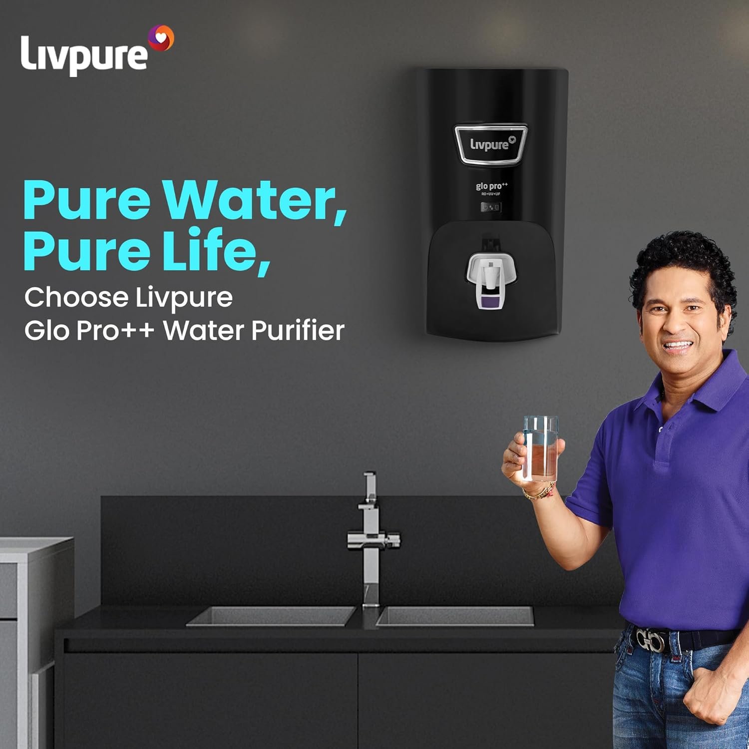 Livpure GLO PRO++ (RO + UV + UF) detail view